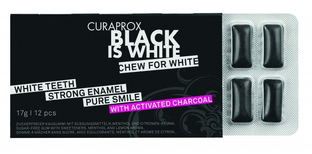 Curaprox Kauwgom Black is White 1ST 