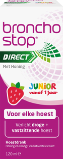 Bronchostop Direct met Honing Junior Hoestdrank 120ML 