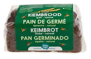 TerraSana Kiembrood Spelt Naturel 400GR 