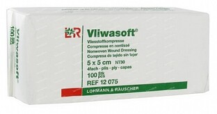 Lohmann & Rauscher Vliwasoft Kompres 5x5cm 100ST 