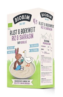 Biobim Rijst & Boekweit Pap 4+ 200GR 