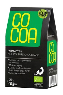 Cocoa Paranoten Pure Chocolade RAW 70GR 