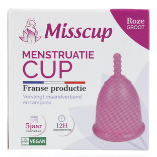 Eco Conseils Eco Conceils Misscup Menstruatie Cup Groot Roze 1ST 