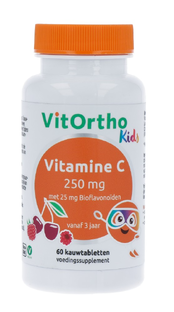 VitOrtho Kind Vitamine C 250mg Kauwtabletten 60KTB 