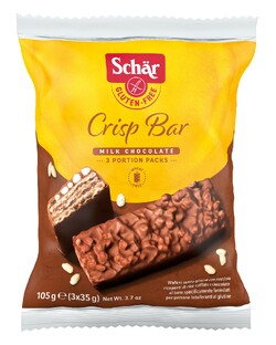 Schar Crisp Bar Melkchocolade Glutenvrij 105GR 