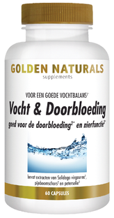 Golden Naturals Vocht & Doorbloeding Capsules 60CP 