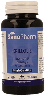 Sanopharm Krillolie Capsules 60CP 