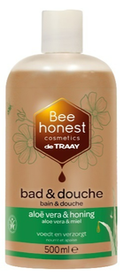 Bee Honest Bad & Douche Aloë Vera & Honing 500ML 