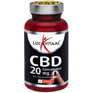 Lucovitaal CBD Cannabidiol 20mg Capsules 90CP 