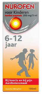 Nurofen voor Kinderen Aardbei Suspensie 100ML 