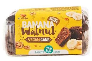 TerraSana Vegan Cake Banaan & Walnoot 350GR 