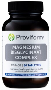 Proviform Magnesium Bisglycinaat Complex Tabletten 60TB 