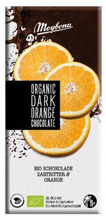 Meybona Organic Dark Orange Chocolate 100GR 