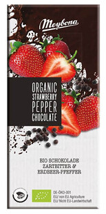 Meybona Organic Strawberry Pepper Chocolate 100GR 