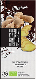 Meybona Organic Dark Ginger Chocolate 100GR 