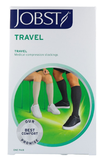 Jobst Travel Socks Zwart 45-46 1PR 