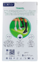 Jobst Travel Socks Zwart 45-46 1PR achterkant verpakking