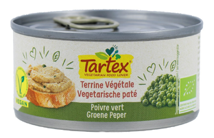 Tartex Vegetarische Paté Groene Peper 125GR