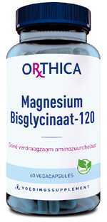 Orthica Magnesium Bisglycinaat-120 (60 stuks) Capsules 60CP 