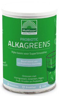 Mattisson HealthStyle AlkaGreens Probiotic Poeder 300GR 