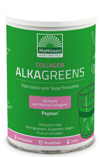 Mattisson HealthStyle AlkaGreens Collageen Poeder 300GR 