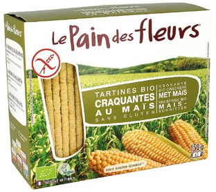 Le Pain des Fleurs Crackers Maïs 150GR 