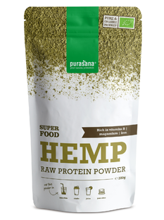 Purasana Vegan Hemp Protein Raw Powder 200GR 