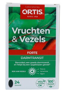 Ortis Vruchten & Vezels Forte Darmtransit Tabletten 24TB