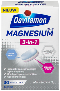 Davitamon Magnesium 3-in-1 Tabletten 30TB 