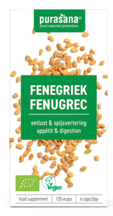 Purasana Fenegriek Capsules 120VCP 