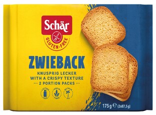 Schar Zwieback Beschuit Glutenvrij 175GR 