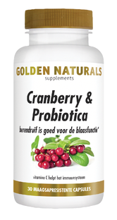 Golden Naturals Cranberry & Probiotica Capsules 30VCP 