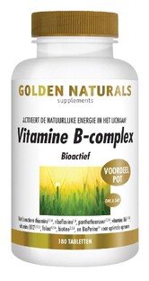 Golden Naturals Vitamine B-complex Tabletten 180TB 