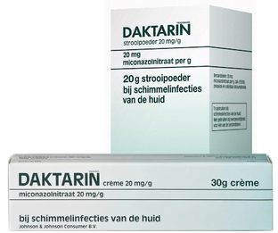 Daktarin 20mg Miconazol Crème (30GR) en Strooipoeder 2ST 