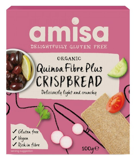 Amisa Quinoa Fiber Plus Crispbread 100GR 