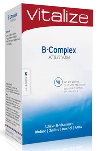 Vitalize B-Complex Actieve Vorm Tabletten 60TB 