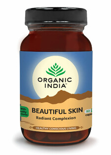 Organic India Beautiful Skin Vegicaps 90CP 