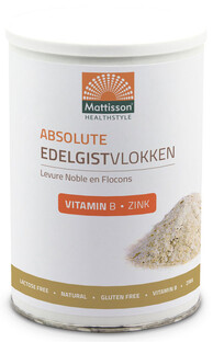 Mattisson HealthStyle Edelgistvlokken Vitamine B12 + Zink 200GR 