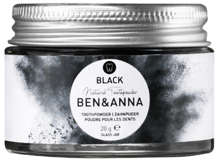 Ben & Anna Tandpoeder Black 20GR 