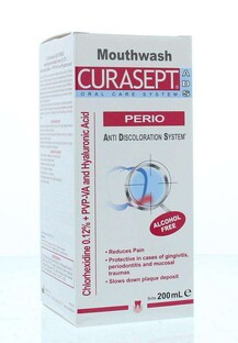 Curasept ADS Perio Mondspoeling 0.12% CHX 200ML 