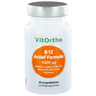 VitOrtho B12 Actief Formule 1000 µg Zuigtabletten 60VCP 