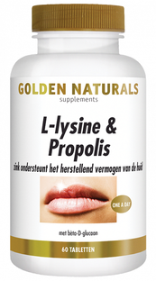 Golden Naturals L-lysine & Propolis Tabletten 60TB 