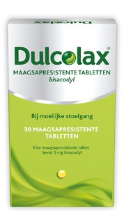 Dulcolax Maagsapresistente Bisacodyl 5mg Tabletten 30TB 