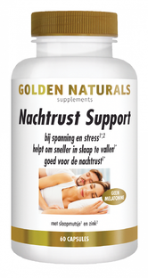 Golden Naturals Nachtrust Formule Capsules 60VCP 