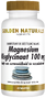 Golden Naturals Magnesium Bisglycinaat Tabletten 60TB 