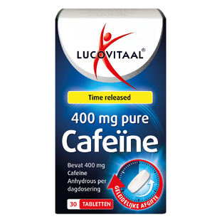 Lucovitaal Pure Cafeïne 400 mg Tabletten 30TB 