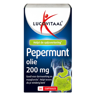 Lucovitaal Pepermuntolie 200 mg Capsules 30CP 