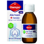 Dampo Alle Hoest + Keelpijn Siroop 150ML Verpakking plus fles