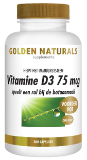 Golden Naturals Vitamine D3 75mcg Capsules 360CP 