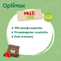 Optimax Multivitaminen Kids Aardbei Kauwtabletten 180TB Natuurlijk